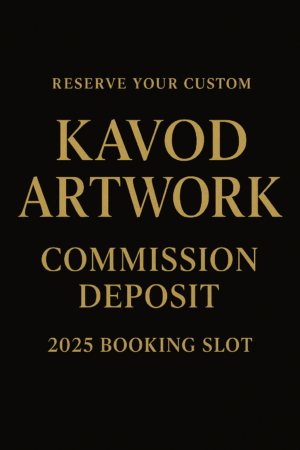 Reserve Your Bespoke Kavod Artwork - Deposit Only
